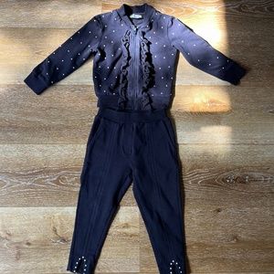 Monnalisa blue tracksuit 24 months